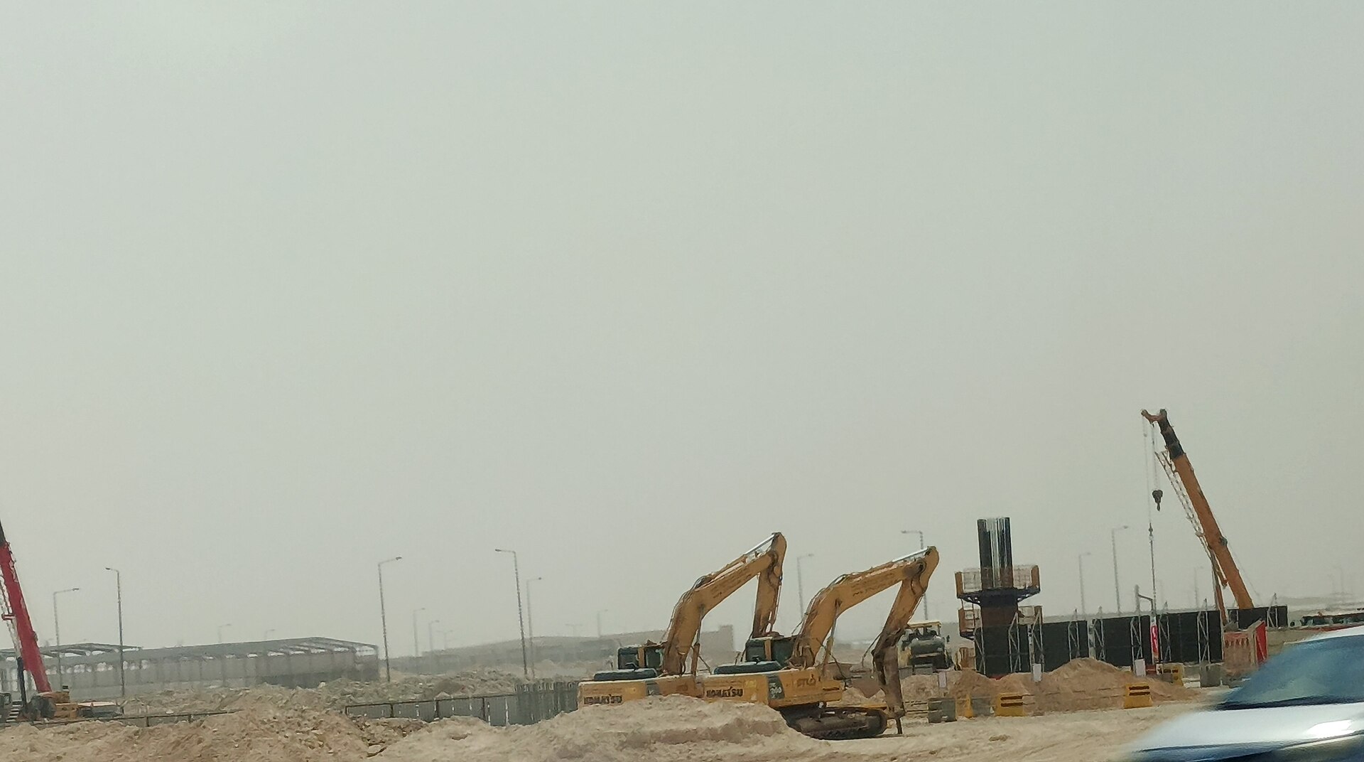 High-Rise Construction Site in Riyadh, Saudi Arabia